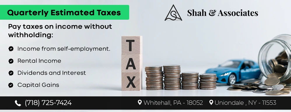 IRS estimated tax due dates