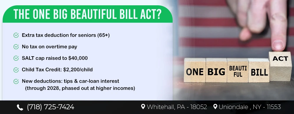 One Big Beautiful Bill Act tax deductions