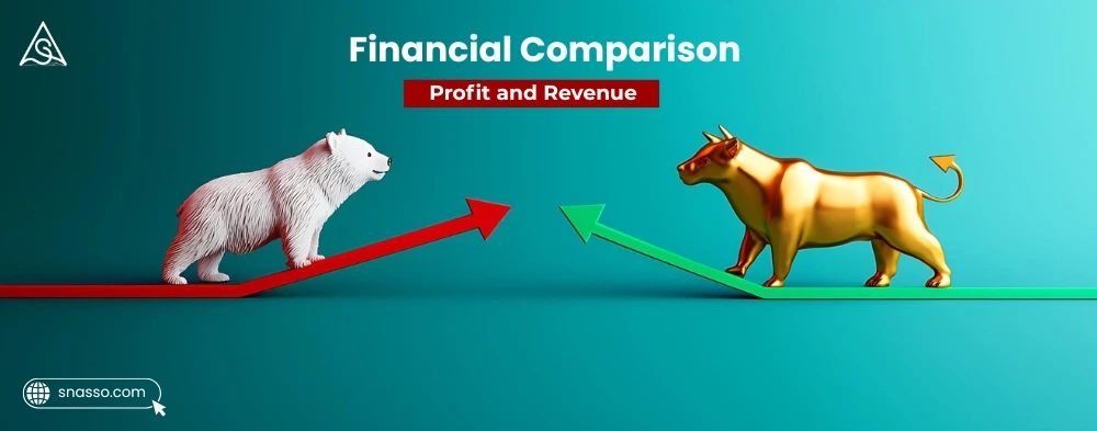 difference between profit and revenue