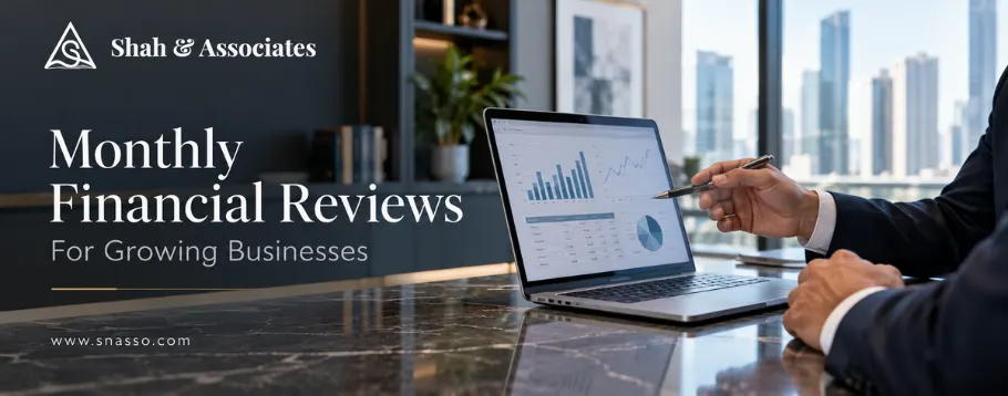 monthly financial review for business